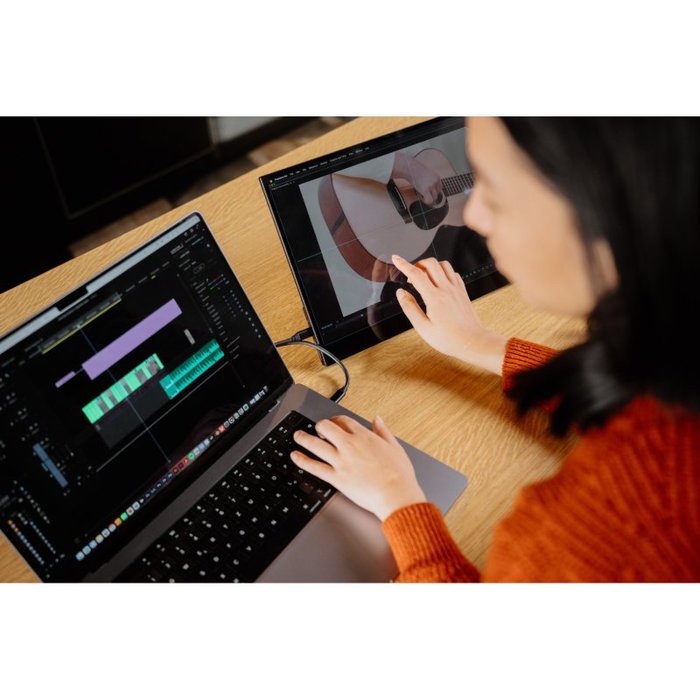 Verbatim PMT-17 Monitor Portátil Táctil 17,3 Full HD IPS Black